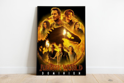Poster Artwork ''JURASSIC WORLD: DOMINION''  |  2022  |  Motiv 6 |  DinA1