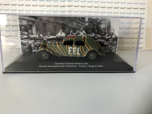 Citroen Traction Avant 11Bl Ffi France August 44 1/43 Military Wwii
