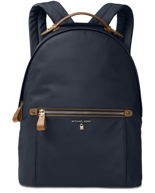michael kors navy blue backpack