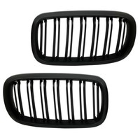 Nieren KüHlergrill Grill FüR BMW X5 F15 X6 F16 Bj. 2013- Schwarz Matt Doppelsteg
