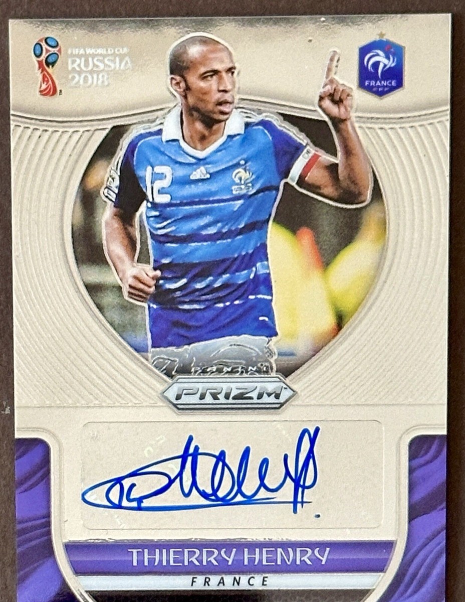 2018 Prizm World Cup Thierry Henry Auto | eBay