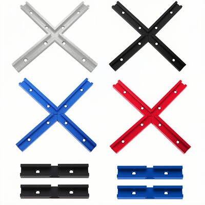 T Track Intersection Kit 3 inch (100mm) for Universal T-Track Woodworking Tools