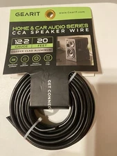 12AWG Speaker Wire GearIT  Series 12 Gauge Speaker Wire Cable 20 Feet
