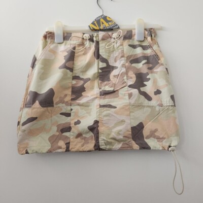 camo cargo mini skirt size brand new cotton on UK