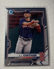 2021 Bowman Prospects Chrome Base #BCP-113 C.J. Chatham - Boston Red Sox