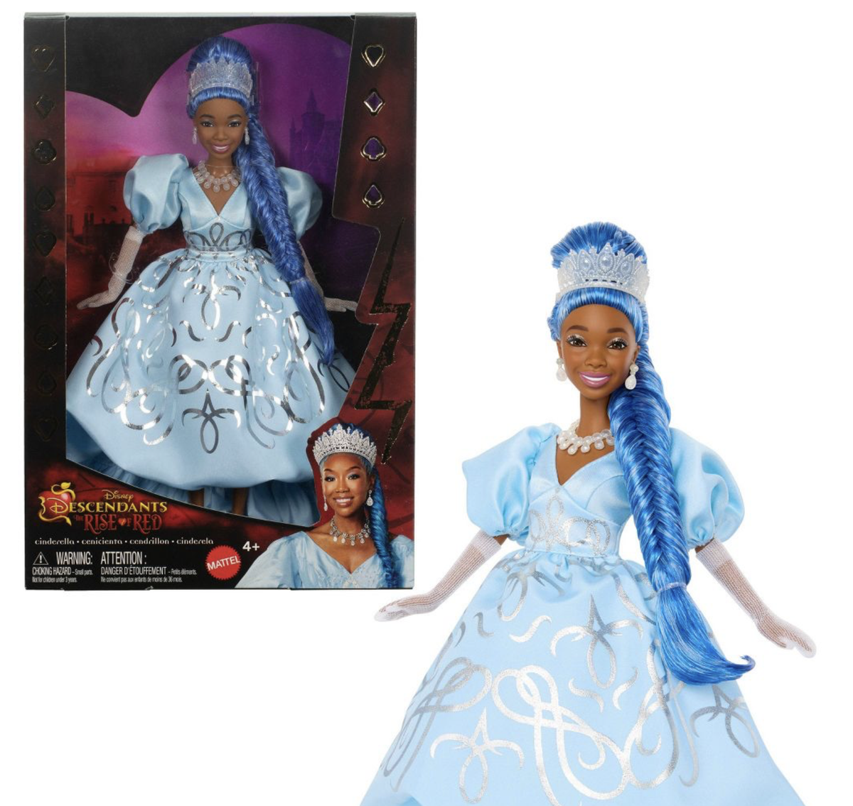 Disney Descendants: The Rise of Red Queen Cinderella Fashion Doll Toy New W  Box
