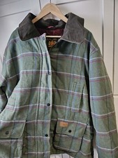 Royal Brook Jacket Uk 20 Xl Xxl Great Outdoors Tartan Mid Length Check Coat