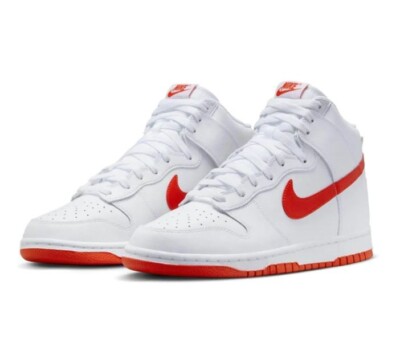 Nike Dunk High Retro 'White Picante Red' DV0828-100 size 9.5