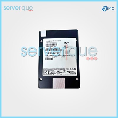 MZ-WLL15TC Samsung EMC PM1723b 15.36TB PCIe NVMe U.2 2.5'' 118000743 Internal SSD