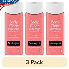 Acne Body Wash 3 Pack Salicylic Acid Grapefruit Cleansing Gel Daily Use