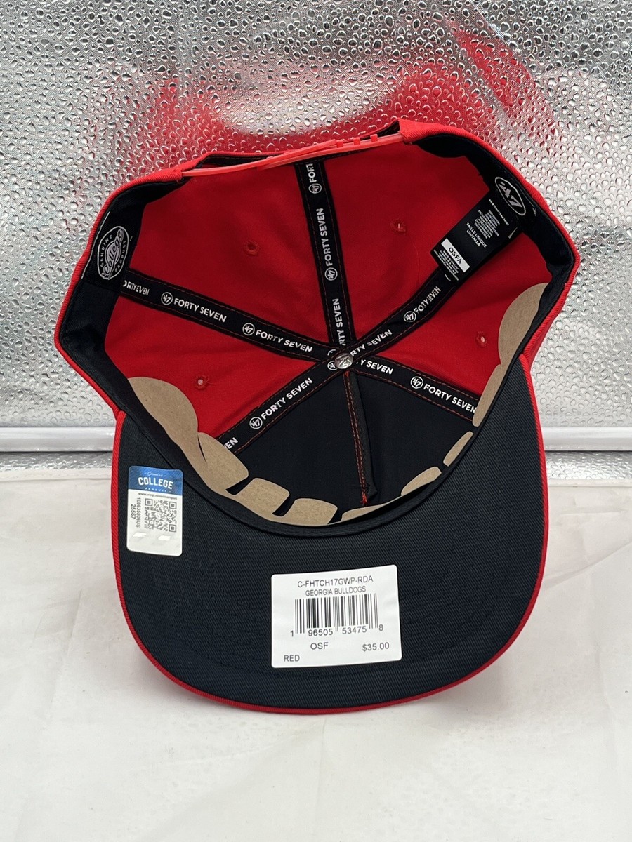 Georgia Bulldogs '47 Brand Red Trawler Clean Up Adjustable Trucker Dad