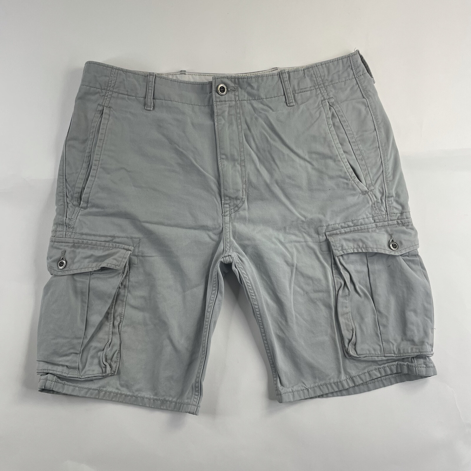 Levi’s Cargo Shorts 34 X 9 Grey Mens Workwear Utility… Gem