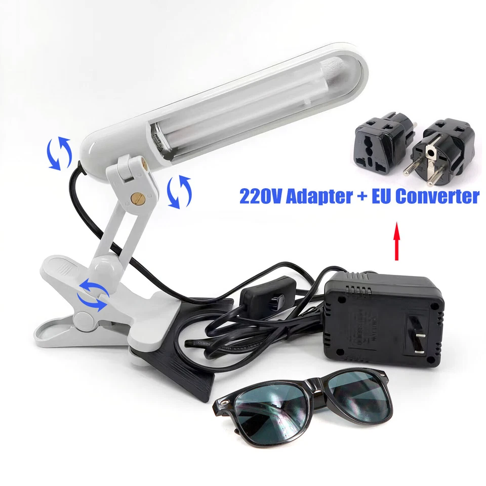 Handheld 360° Mount Stand for Philips PL-S 9W/01/2p 311NM NARROWBAND UVB Lamp - Image 3 of 4