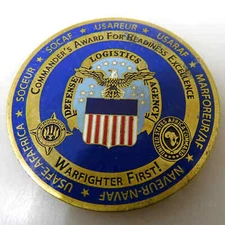 DEFENSE LOGISTICS AGENCY EUROPE AFRICA CHALLENGE COIN