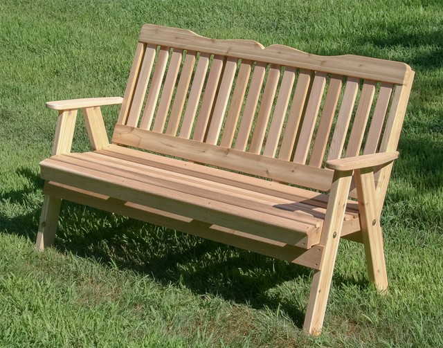 Rustic Natural Cedar Furniture 0500504 English Garden Chair For