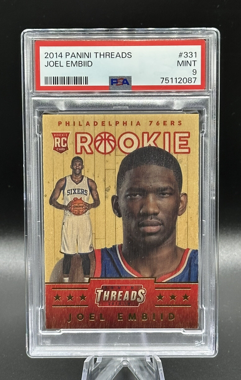 Joel Embiid #20 2014-15 Panini Court Kings Basketball Remarkable Rookies Memorabilia