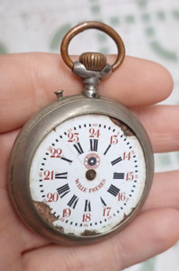 Montre à Gousset ROSKOPF Les Soldats Du Feu - À Restaurer (1910 Env.)