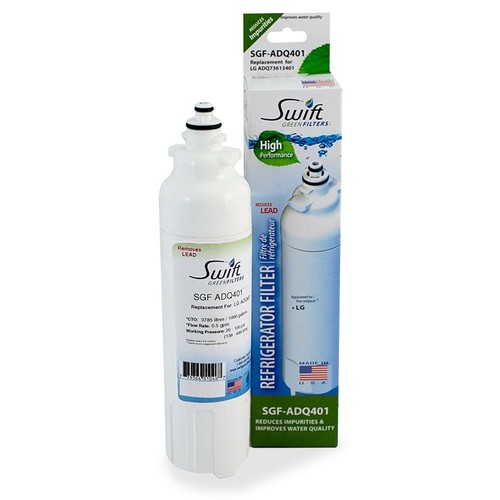 Swift Green SGF-ADQ401 Rx Fits for LG LT800P, ADQ73613401 Water Filter (1 Pack) - Picture 2 of 9