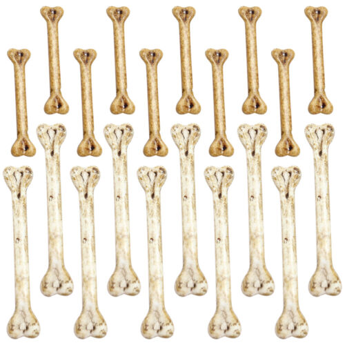 20pcs Highly Simulation Bone Props Multi-functional Fake Bones DIY Hanging Bone
