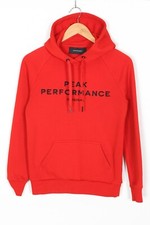 PEAK PERFORMANCE Logo Pullover Hoodie Sweatshirt Women Size S VR2669