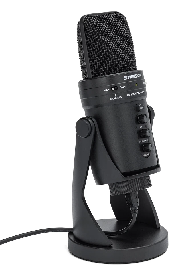 SAMSON G-Track Pro Studio USB Studio Microphone Mic+Audio Interface+Headphones - Image 3 of 4