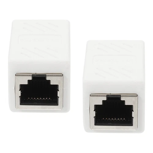  2 Pcs Network Cable Connector Ethernet Cord Extender Coupler Female