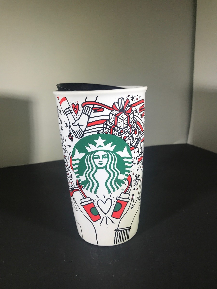 2017 Starbucks Christmas Tumbler To Go Travel Ceramic Mug Drink Cup | eBay