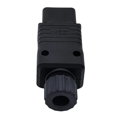 (2Pack) IEC320 C19 16A 250V Power Plug Socket Adapter, C19 Female DIY Rewirable - 第 9/11 張圖片
