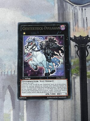 YuGiOh, Geistertrick-Dullahan, LVAL-DE053, 1. Auflage, Near Mint, Deutsch