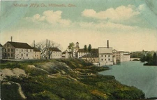 c1910 Windham Manufacturing Plant, Willimantic, Connecticut Postcard
