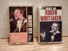 Two Roger Whittaker Cassette Tapes Greatest Hits Live and The Best of.