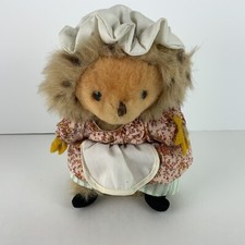 Eden Beatrix Potter Mrs. Tiggy Winkle 1970 s Vintage Hedgehog Stuffed Plush