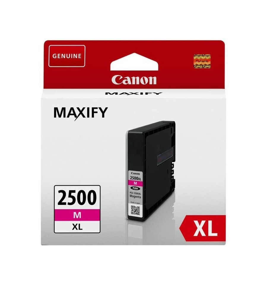Cartouche Canon PGI-2500 XL rouge pour eviter les traces d'encre sur vos rapports Maxify MB5050