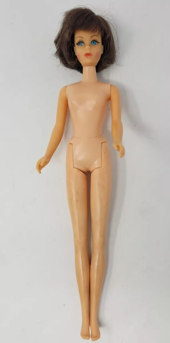 Vintage Barbie Brunette Hair 1966 JAPAN Twist n Turn Body Rooted Lashes MUST SEE