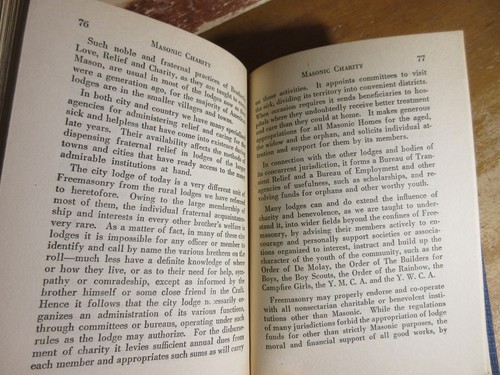 Old THE ETHICS OF FREEMASONRY Book MASONIC RITES MYSTERY BIBLE HOLIDAY CHRISTMAS - Picture 11 of 12