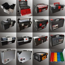 Werkzeugkoffer leer Werkzeugkiste Maschinenkoffer Alu Metall Koffer Trolley