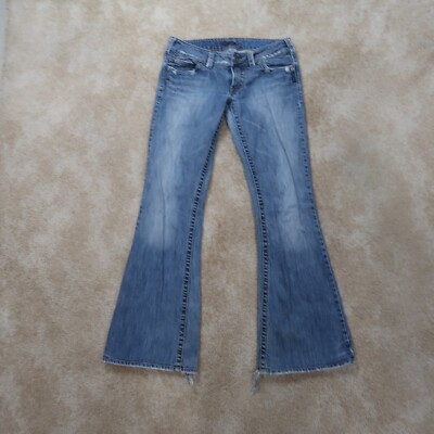 Silver carina Flare Jeans Women's 29x33 Blue Denim Pants