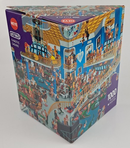 Heye HY29934 Puzzles Triangular 1000 Pc Chaotic Casino Free Shipping