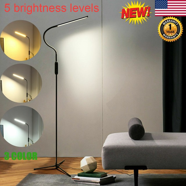 Ikea 601 207 16 Kvart Floor Reading Lamp Silver For Sale Online