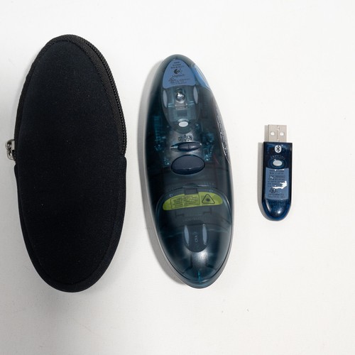 Logitech M-RU77 Presentation Laser Pointer Mouse Bluetooth w/ Receiver - Tested - 第 3/6 張圖片