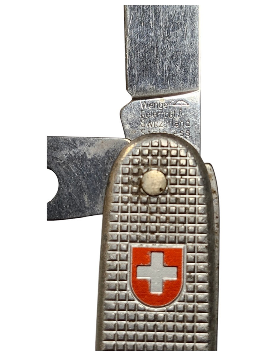 1997 soldier alox model Swiss Army Military Knife Wenger Delemont