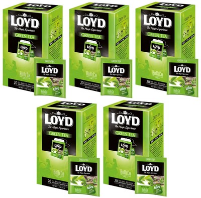 5 x HORECA LOYD Green Tea 20 envelopes 5 x 40g / 200g