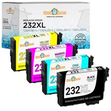 232XL Replacement Ink Cartridges Epson T232XL T232 WF-2930 WF-2950 XP-4200 Lot
