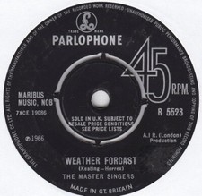 The Master Singers - Weather Forcast (7", Single)