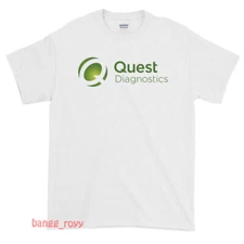 Lab Test Company Logo QUEST Diagnostics Logo Men's Funny T Shirt USA size S -XXL