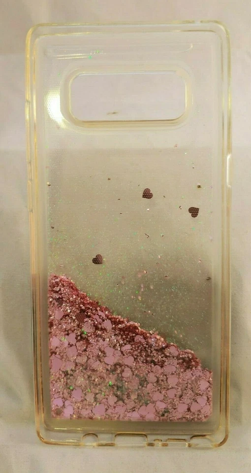 For Samsung Galaxy Note 8 Hybrid Bling Liquid Glitter Quicksand Phone Case- 2525 - Image 2 of 4
