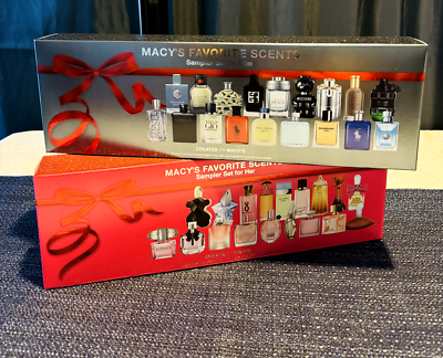 COMBO LISTING - MACYS 18PC HIGH-END MEN AND WOMEN FRAGRANCE