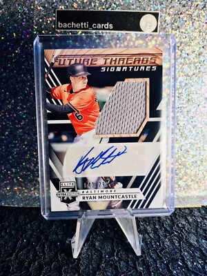 2020 Elite Ryan Mountcastle Rookie Patch Auto # d /299 RC Baltimore Orioles
