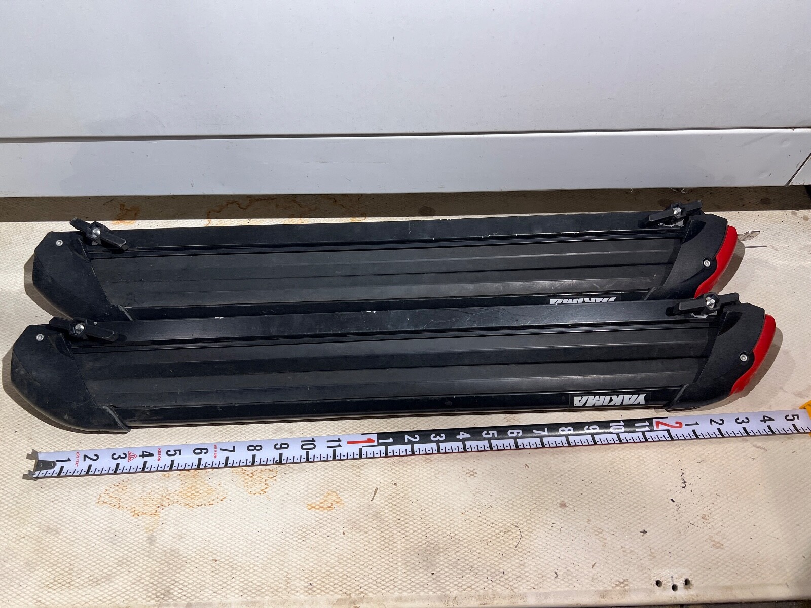 Yakima Big Powderhound Ski Snowboard Roof Rack with locks and key eBay