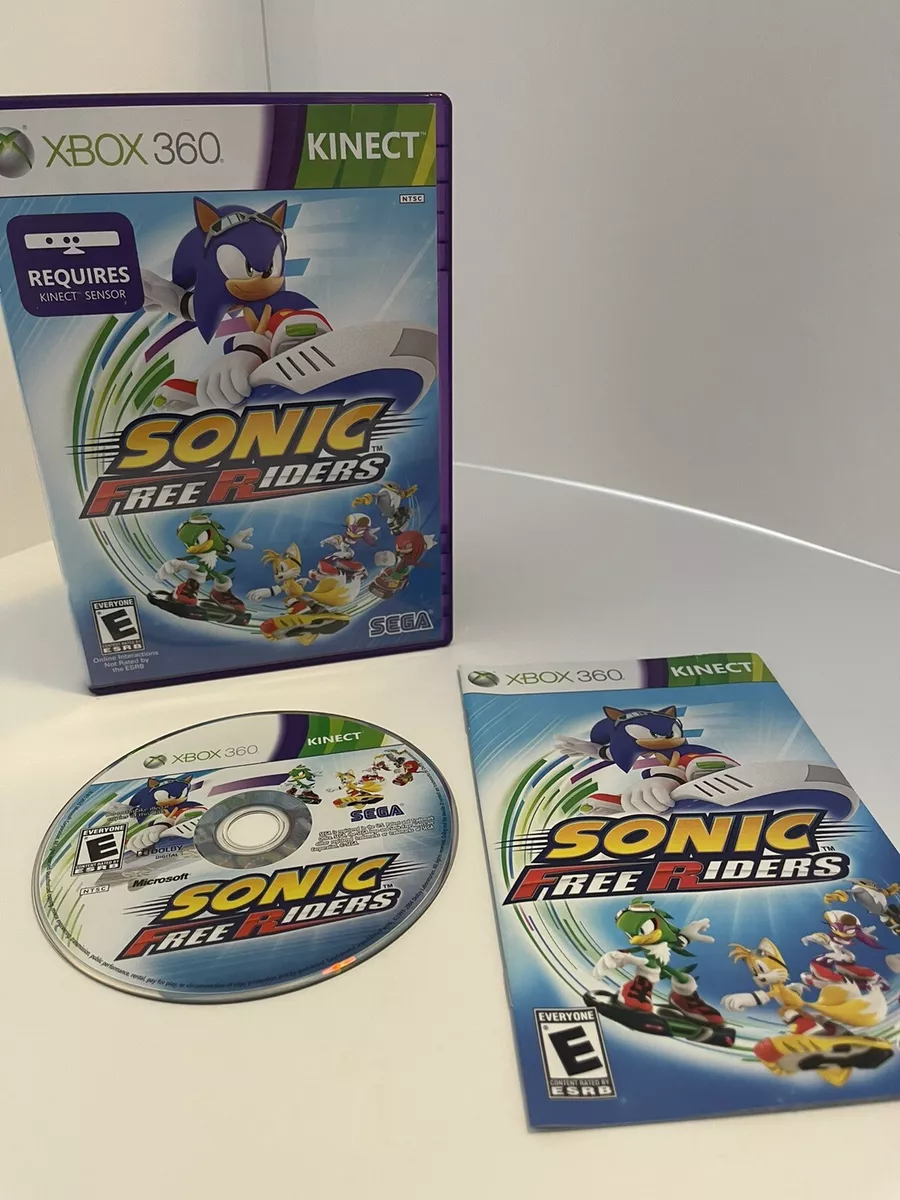 Sonic Free Riders — Complete! Fast Shipping! (Xbox 360, 2010) Kinect  10086680492